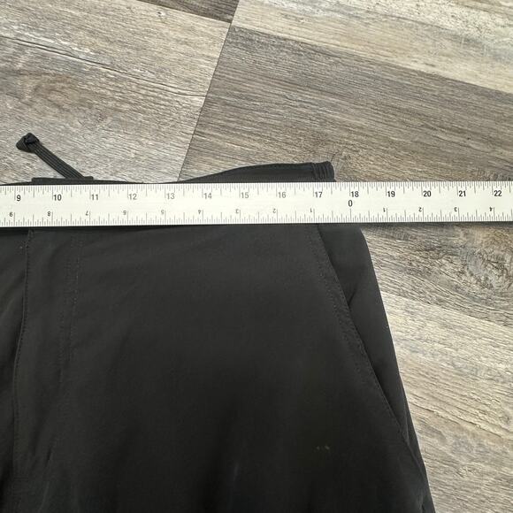 Thousand Miles Black Mens XL Tapered Relaxed Flat Front Plain Chino Golf Pants - Picture 5 of 10